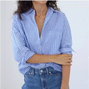 AYR  The Deep End Linen Stripe Sz M